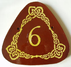 Celtic Knot design Encaustic tile plaque