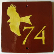 Individual designs for unique house numbers and names