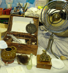 Tudor Astrolabe and compass