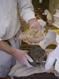 Casting medieval gargoyles and Tudor decorative plaster
