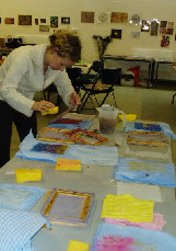 Deckel edged paper making for environmental arts
