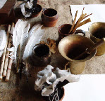 Anglo Saxon brushes and pens for writing