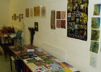 Maps and Chris Drury pictures from the course materials