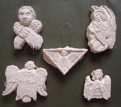 Medieval Angels in plaster