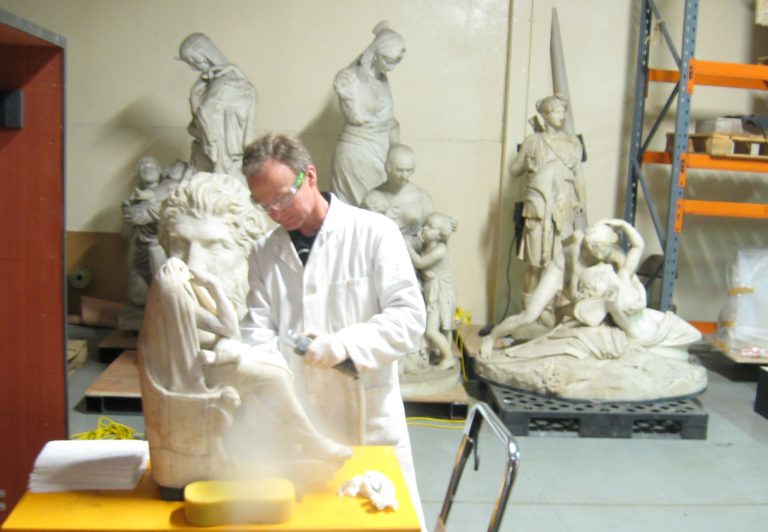Cleaning Roman Sculptures Company of Artisans